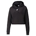 Miniatyrbillede 1 af 2: Puma Select Hættetrøje Classics Cropped Sort XS Kvinde