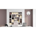 Miniatyrbild 3 av 3: Unilux Väggklocka Med Hög Precision 30 Centimeter Metallisk Grå Färg Silver