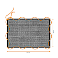 Miniatyrbillede 2 af 6: Black & Decker Elastisk Lastnet 2x3 M
