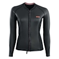 Miniatyrbillede 1 af 3: Ion Kvinde Langærmet Fuld Lynlås Rashguard Neo Top Skin 2 Mm Sort M