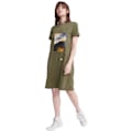 Miniatyrbillede 3 af 4: Superdry Kort Kjole Desert Graphic Grøn S Kvinde