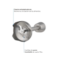 Miniatyrbillede 3 af 8: Tm Electron Håndmixer Tmpba008 400w Søvfarvet One Size / EU Plug
