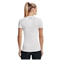 Miniatyrbillede 2 af 5: Under Armour Hg Authentics Comp T-shirt Med Korte ærmer Hvid M Kvinde