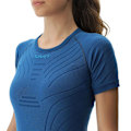 Miniatyrbillede 5 af 8: Uyn Motyon 2.0 Kortærmet Baselayer Blå XS Kvinde