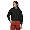 Miniatyrbillede 1 af 4: Black Diamond Crop Hættetrøje Sort M Kvinde