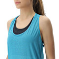 Miniatyrbild 5 av 9: Uyn Ärmlös T-shirt Running Exceleration Aernet Blå S Kvinna