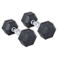 Miniatyrbillede 1 af 3: Olive Rubber Hex 6kg Pair Sort,Søvfarvet 6 kg