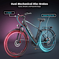 Miniatyrbillede 11 af 11: PURE UNICORN U3 29" Mountainbike, 750W 48V 12,8Ah, Sort