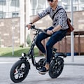 Pikkukuva 7 / 8: Kaupunkisähköpyörä iSinwheel U4, 36V 10.4AH 250W, 16" Foding-sähköpyörä - musta