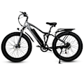 Pikkukuva 1 / 10: Sähkömaastopyörä CMACEWHEEL TP26, 750W 17Ah, 26" * 4.0 fatbike - Harmaa-musta
