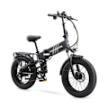 Pikkukuva 2 / 11: Taittuva sähköpyörä PURE UNICORN U4, 1000 W 15 Ah, fatbike, musta