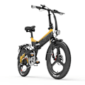 Miniatyrbillede 2 af 6: Sammenklappelig elektrisk bycykel Lankeleisi G650, 48V 500W motor, 12.8Ah Li-ion batteri