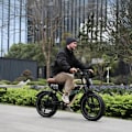Pikkukuva 9 / 11: Moto-Style sähköpyörä Onesport W66, 500W moottori 65NM, tukisovellus, beige