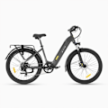 Miniatyrbillede 1 af 10: Elcykel DYU C1, Motor 36V 350W, Step-Thru, 26", Sort