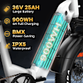 Pikkukuva 6 / 10: Taittuva sähköpyörä TTGO F6, 250 W, vääntömomentti 45 Nm, 25 Ah, vihreä