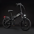 Pikkukuva 7 / 11: Taittuva sähköpyörä PURE UNICORN U4, 1000 W 15 Ah, fatbike, musta