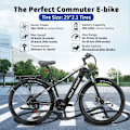 Miniatyrbillede 6 af 11: Elcykel HALO KNIGHT H02, 48V 750W 16Ah, 21-speed, Sort