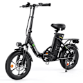 Pikkukuva 3 / 8: Kaupunkisähköpyörä iSinwheel U4, 36V 10.4AH 250W, 16" Foding-sähköpyörä - musta