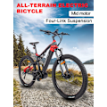 Miniatyrbillede 5 af 10: Elektrisk mountainbike HedaTX TX11, 27,5", 500W midtermotor, 48V 15Ah batteri