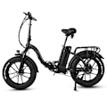 Miniatyrbillede 1 af 9: Sammenklappelig Step-Thru Elcykel CMACEWHEEL Y20, 750W 48V 18Ah, Fat Tire, Sort
