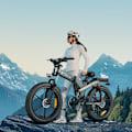 Miniatyrbillede 4 af 7: Sammenklappelig elcykel med tykke dæk ENGWE X26, motor 48V 1000W, 19,2Ah & 10Ah dobbeltbatteri, tredobbelt affjedring