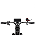 Miniatyrbillede 6 af 9: Offroad El-Scooter CHEEVALRY S13, Dobbelt Motor 2*4000W, 60V 40AH, Sort