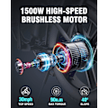 Miniatyrbillede 4 af 11: Elcykel RIDSTAR FM001, 2 sæder, 20", 1000W motor, 48V 15Ah batteri, tykke dæk