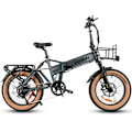 Pikkukuva 4 / 9: Sähkömaastopyörä SAMEBIKE XWLX09-II, moottori 1000 W, akku 48 V 15 Ah, kokoontaitettava