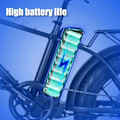 Miniatyrbillede 5 af 6: Elektrisk mountainbike CMACEWHEEL T20, 20", 750W 48V 17Ah, Sort Grå