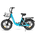 Pikkukuva 1 / 10: Taittuva sähköpyörä SAMEBIKE C05 Pro, läpiajettava, 36V 500W moottori, paksut renkaat