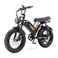Miniatyrbillede 1 af 11: Fed elcykel 20" PURE UNICORN U5, 1000W 19.2Ah, Moto Style, Sort