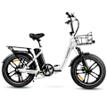 Pikkukuva 1 / 10: Taittuva sähköpyörä SAMEBIKE C05 Pro, läpiajettava, 36V 500W moottori, paksut renkaat