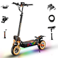 Miniatyrbillede 6 af 6: Offroad El-Scooter CHEEVALRY S10, 2*1600W, Dobbelt Motor, 52V 33Ah, Sort