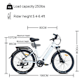 Miniatyrbillede 7 af 11: Elcykel med servostyring HedaTX TX520, midterdrev 250W, 48V 13Ah batteri, 27,5", til bycykling