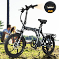 Pikkukuva 11 / 11: Taittuva sähköpyörä CMACEWHEEL EM20, 350W 36V 12Ah, 20", harmaa