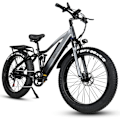 Pikkukuva 2 / 10: Sähkömaastopyörä CMACEWHEEL TP26, 750W 17Ah, 26" * 4.0 fatbike - Harmaa-musta