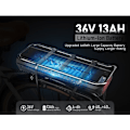 Pikkukuva 5 / 10: Kaupunkipyörä vapaa-aikaan SAMEBIKE RS-A07, 500W 36V 13Ah