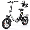 Pikkukuva 1 / 4: Kaupunkisähköpyörä iSinwheel U4, 36V 10.4AH 250W, 16" Foding-sähköpyörä - musta