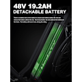 Miniatyrbillede 7 af 10: El-bycykel Hedatx TXC10, motor 48V 250W, 19,2Ah batteri, 9 gear