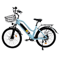 Miniatyrbild 1 av 8: Elcykel Orlms City, 26 500 W motor, 48 V 15 Ah batteri, för kvinnor