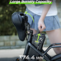 Pikkukuva 5 / 8: Kaupunkisähköpyörä iSinwheel U4, 36V 10.4AH 250W, 16" Foding-sähköpyörä - musta