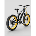 Miniatyrbillede 11 af 11: Elektrisk mountainbike Lankeleisi RV700, motor 48V 1000W, 26″ tykke dæk, Explorer elektrisk jagtcykel