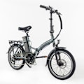 Miniatyrbillede 6 af 11: Let elektrisk bycykel JOBOBIKE Sam, foldbar, 36V 13Ah 486Wh, grå
