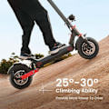 Miniatyrbillede 11 af 11: Sammenklappelig El-Scooter iScooter iX8 - 2*1200W Dobbeltmotor - 48V 20AH Batteri - 12” Dæk