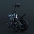 Miniatyrbillede 8 af 10: Mini foldbar elcykel ESKUTE F100, 14", 250W motor 36V 9Ah batteri, til piger