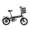 Miniatyrbillede 4 af 11: El-bycykel DYU A1F Pro, motor 36V 250W, fuldt foldbar, sort