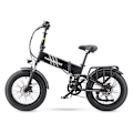 Pikkukuva 5 / 11: Taittuva sähköpyörä PURE UNICORN U4, 1000 W 15 Ah, fatbike, musta