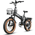 Pikkukuva 2 / 7: Sähkömaastopyörä SAMEBIKE XWLX09-II, moottori 1000 W, akku 48 V 15 Ah, kokoontaitettava