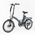 Miniatyrbillede 4 af 11: Let elektrisk bycykel JOBOBIKE Sam, foldbar, 36V 13Ah 486Wh, grå