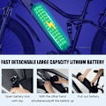 Pikkukuva 8 / 10: Sähkömaastopyörä CMACEWHEEL TP26, 750W 17Ah, 26" * 4.0 fatbike - Harmaa-musta